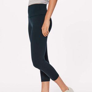 Lululemon Wunder Under Crop (Hi-Rise) *Full-On Luon 21" Nocturnal Teal